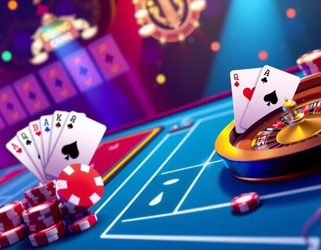 Dealer card reveal sequence with live video feed showing both Banker and Player hands